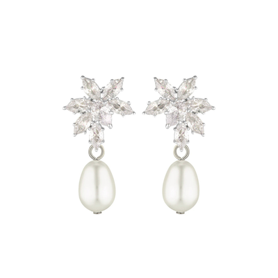 Aster Pearl Earrings