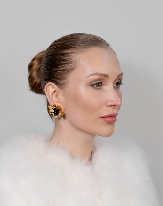 Chloe earrings in Black Onyx