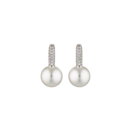 Faye pave earrings