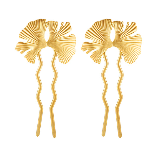 Ginkgo hairpin set