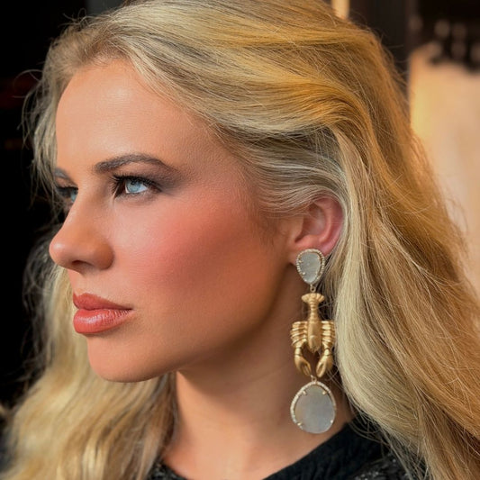 The Golden Lobster Earrings