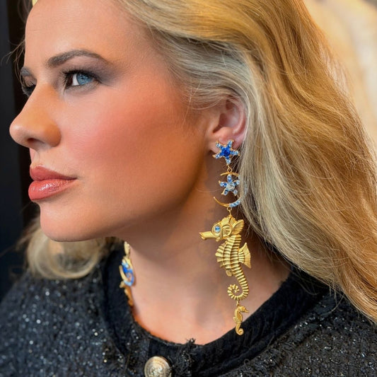 Seahorse Whimsy Earrings