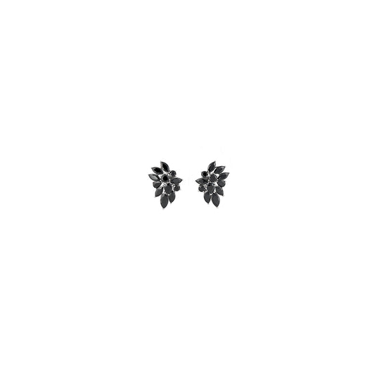 Rock Star Earrings in Jet